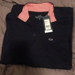 New with tags Vineyard Vines - Navy Blue 1/4 Zip